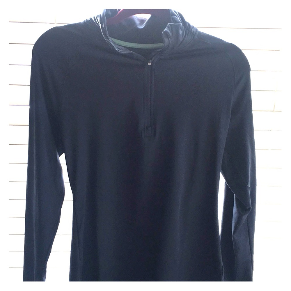 Silver/blue zip hoodie (performance material)